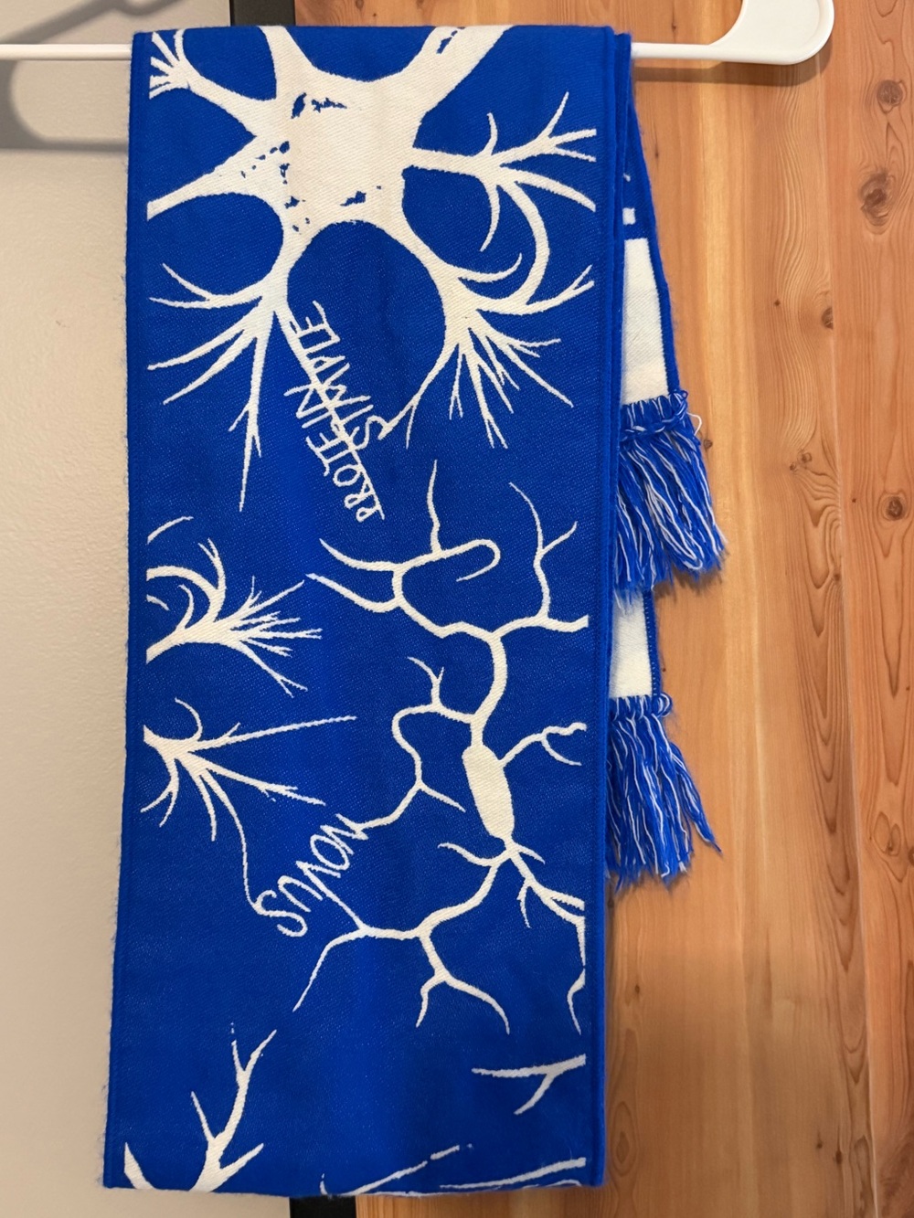 Neuroscience Blue Biotechne Neuron Ruffneck Scarf - Picture 4 of 14